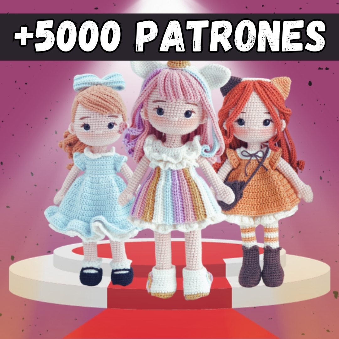 Pack de 5000 Patrones de Amigurumi