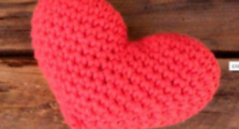 ¿Como hacer un Corazón amigurumi paso a paso fácil? (Patrón GRATIS)