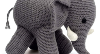 ¿Como hacer un Elefante a crochet paso a paso? Patrón GRATIS