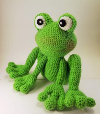 Amigurumi: Rana a crochet paso a paso patrón GRATIS