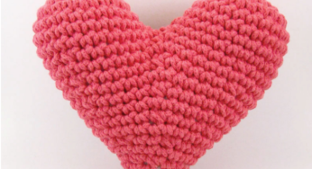 Amigurumi: Cojin de Corazon a crochet paso a paso PATRON GRATIS